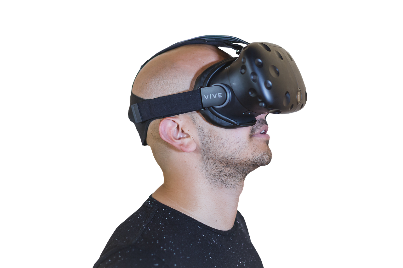 gallery-01 vr, bald, guy, reality, virtual, glasses, male, 3d, people, person, electronics, man, stereoscopic, smart, looking, entertainment, watching, adult, one, computer, wearable, metaverse, photo, white, movie, computing, indoors, technology, futuristic, modern, face, digital, home, gaming, gadget, innovation, headset, using, device